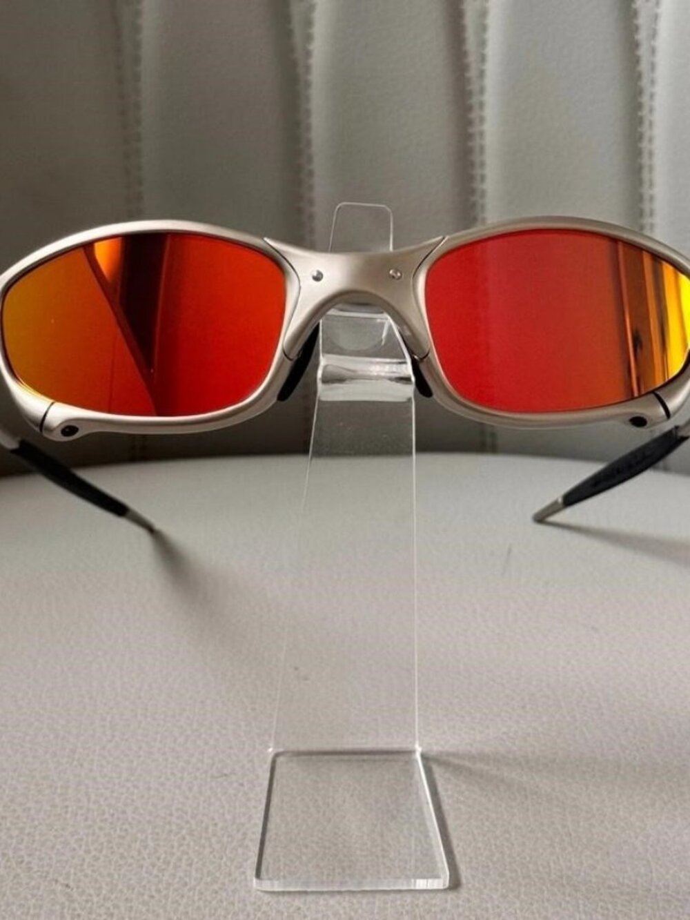 New Gucci Mens Square/Rectangle Brown Brown Silver Fashion Designer Sunglasses
